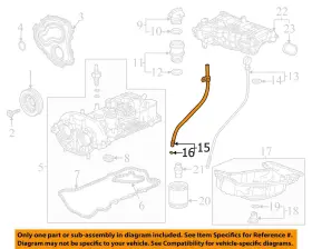 12700599 Gm Oem 20-24 Encore Gx Enginetransaxle Engine Parts-oil Tube