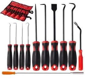 Hardk 650434341981 Hook And Pick Set With Case Plastic 11 Flexible Up Tool