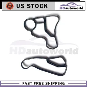 Hd05809to865wr Hdautoworld For Bmw E81 E90 E91 E60 E61 Oil Filter Housing Gasket And Cooler Seal Set