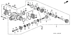 29210-pbx-000 Honda Genuine Gear Set Transfer Hypoid