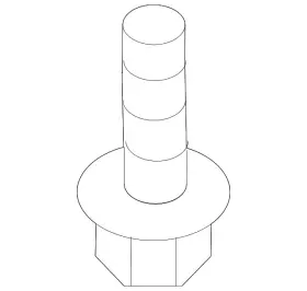 11403-08406-k Hyundai Genuine Drive Unit Bolt