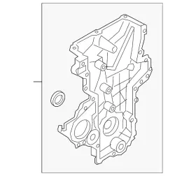 21350-2b800 Hyundai Genuine Timing Cover