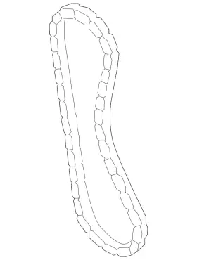 24322-2c000 Hyundai Genuine Engine Timing Chain