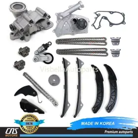 Ctbk-a673-twpopbtl Hyundai Kia Genuine Complete Timing Chain Kit With Water Pump Fits 06-10 3.3l 3.8l