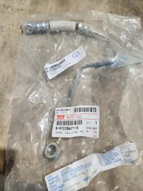 8-97228671-0 Isuzu 8-9728671-0 Cylinder Block To Vacuum Pump Oil Pipe Npr 4he1