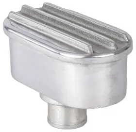 501122 Jegs Finned Valve Cover Push In Breather Polished