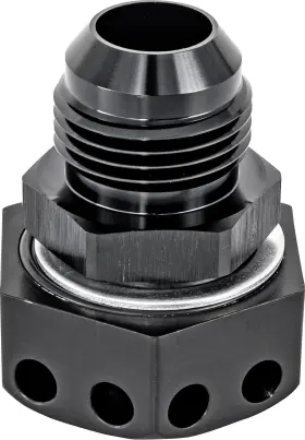 52232 Jegs Vented An Breather Fitting -12 Black