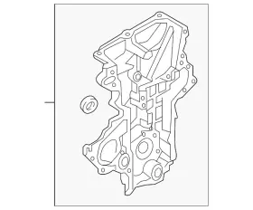 21350-2e450 Kia Genuine Engine Timing Cover