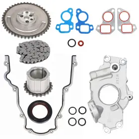 Qs456112qr Lablt M295 Oil Pump With Timing Chain Gasket Kit For Gm 4.8l 5.3l 6.0l Ls1 Ls2 Ls3