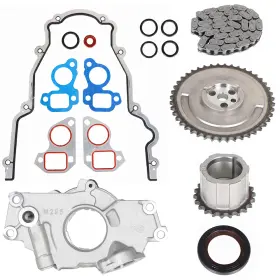 Law171042 Labwork M295 Oil Pump With Timing Chain Gasket Kit For Gm 4.8l 5.3l 6.0l Ls1 Ls2