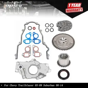 Tur627154i Labwork Oil Pump With Timing Chain Kit For Chevy Trailblazer 2003-2009 Suburban 2000-14