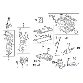 1514725010 Lexus Oe For Nx250 2022-2025 Engine Oil Pump Pickup Tube Gasket