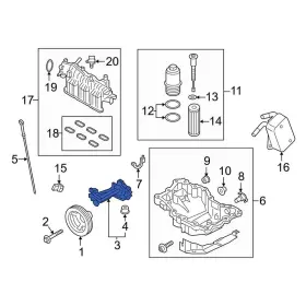Ft4z6600c Lincoln Oe For Mkz 2017-2020 Engine Oil Pump