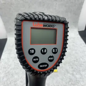 18133512 Lube Works Lubeworks Heavy Duty Oil Control Valve Meter Nozzle Preset Digital Read #2