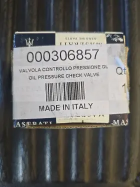 306857 Maserati 2013-2020 Oil Pressure Check Valve