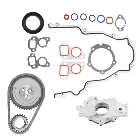 3tpa2v Maxpeedingrods Oil Pump Timing Chain Set Gasket Kit For Chevrolet Gm Ls1 4.8 5.3 5.7 6.0l