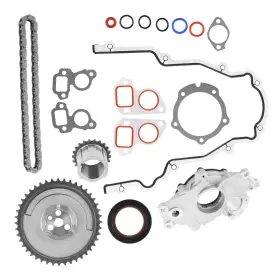 Cg7b5k Maxpeedingrods Timing Chain Kit Oil Pump For Chevy Gmc Cadillac Buick 4.8 5.3 6.0 6.2l 07-13