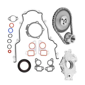 M3n6st Maxpeedingrods Oil Pump Timing Chain Set Gasket Kit For Buick Cadillac Gmc 5.3 6.0 6.2l New