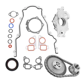 Mu07do Maxpeedingrods Timing Chain Kit Oil Pump For Chevy Gmc Cadillac Buick 4.8 5.3 6.0 6.2l 07-13