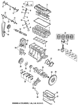 Bp02-14-100c Mazda Genuine Oil Pump