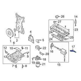 L50914240 Mazda Oe For 6 2009-2013 Engine Oil Pump Pickup Tube And Screen