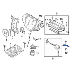 Pe0714240a Mazda Oe For 3 2012-2013 Engine Oil Pump Pickup Tube And Screen