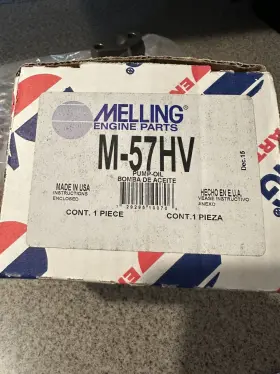M-57hv Melling M57hv High Volume Oil Pump Ford And Mercury Big Block Fe 352 360 390 428