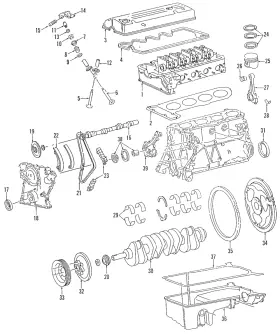 102-180-04-04 Mercedes-benz Genuine Engine Oil Pump Rotor