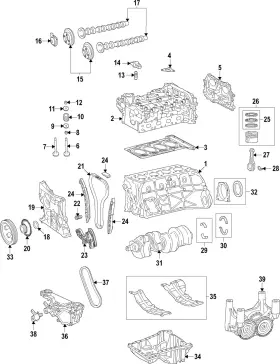 270-180-07-00 Mercedes-benz Genuine Oil Pump
