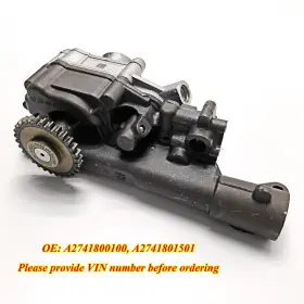 A2741801501 Mercedes-benz 2741800100 Oem W205 W213 17-20 C E Slc Class 2.0l M264 Engine Oil Pump