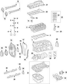 651-180-14-00 Mercedes-benz Genuine Oil Pump