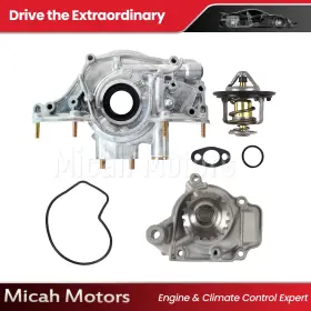 Micaheop0012 Micah Motors Ewp0022 Th1041 Fit 88-95 Honda Civic Del Sol Crx 1.5l 1.6l L4 Oil Pump Water And Thermostat