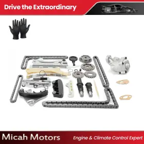 Micahetck0022 Micah Motors Eop0016 Timing Chain Kit Oil Pump Set Fit 97-02 Ford Explorer Ranger Mazda B4000 4.0l V6