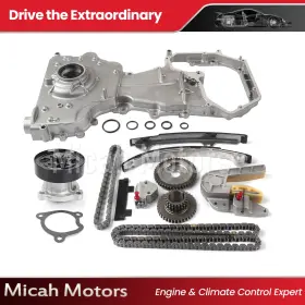 Micahetck0026 Micah Motors Eop0026 Ewp0044 Timing Chain Cover Kit Oil Water Pump For 02-06 Nissan Altima Sentra 2.5l Qr25de