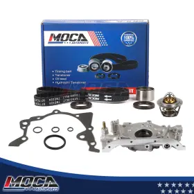 Mocaetb10913 Moca Timing Belt Kit Oil Pump Thermostat Assembly For 1989-05/1993 Geo Metro 1.0l