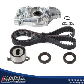 Mocaetb8409 Moca Timing Belt Kit And Oil Pump Set For 1988-1995 Honda Civic Del Sol Crx 1.5l Sohc