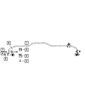 06502467 Mopar Genuine Bolt 6502467