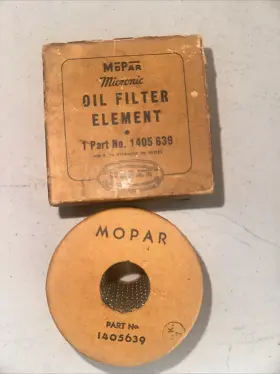 1405639 Mopar 1952-1953 Chrysler Desoto Plymouth Power Steering Oil Filter Element Nos