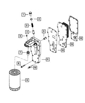 4797726ab Mopar Genuine Pressure Relief Valve