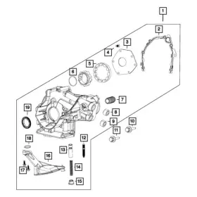 68094324aa Mopar For Chevy Camaro 2018 Engine Oil Pump Relief Valve