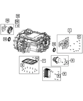 68577587ad Mopar Genuine Transmission Oil Pump