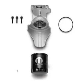 77072447 Mopar Dodge 5.7l 6.4l 6.2l Hemi Crate Engine 45 Degree Oil Filter Adapter Kit