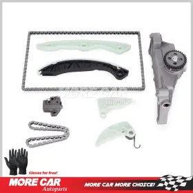 Mca10038 More Car Auto Parts Timing Chain Kit Oil Pump For 2010-2012 Hyundai Genesis Coupe 2.0l Turbocharged