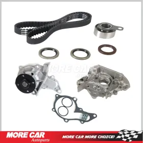 Mca3538 More Car Autoparts Timing Belt Kit Water Oil Pump For 95-97 Toyota Celica Corolla And 94-96 Geo 1.8l