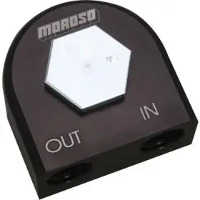 23703 Moroso Oil Filter Adapter 90 Deg Remote 13 16