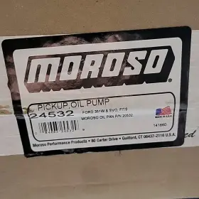 24532 Moroso Pick-up For Small Block Fits Ford 351w Rear Sump Oil Pan