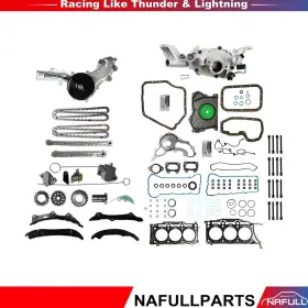 Na12811fu492ll Nafullparts Full Gasket Timing Kit Oil And Water Pump Fits 11-15 Chrysler Dodge Jeep Vw 3.6l