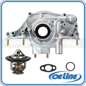 Oeop01180 Oeline Autoparts For 1988-1995 Honda Civic Crx 1.5l 1.6l Oil Pump With Thermostat Housing Assembly