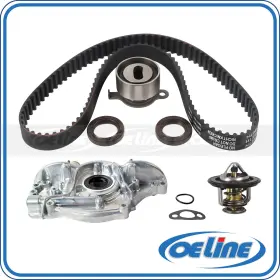 Oetbk02197 Oeline Autoparts Fit 88-91 Honda Crx Civic 1.6l Timing Belt Kit Oil Pump Thermostat Assembly