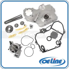 Oetck02603 Oeline Autoparts Timing Chain Kit For 00-08 Chevy Pontiac Saturn With Cover Gasket Oil Water Pump